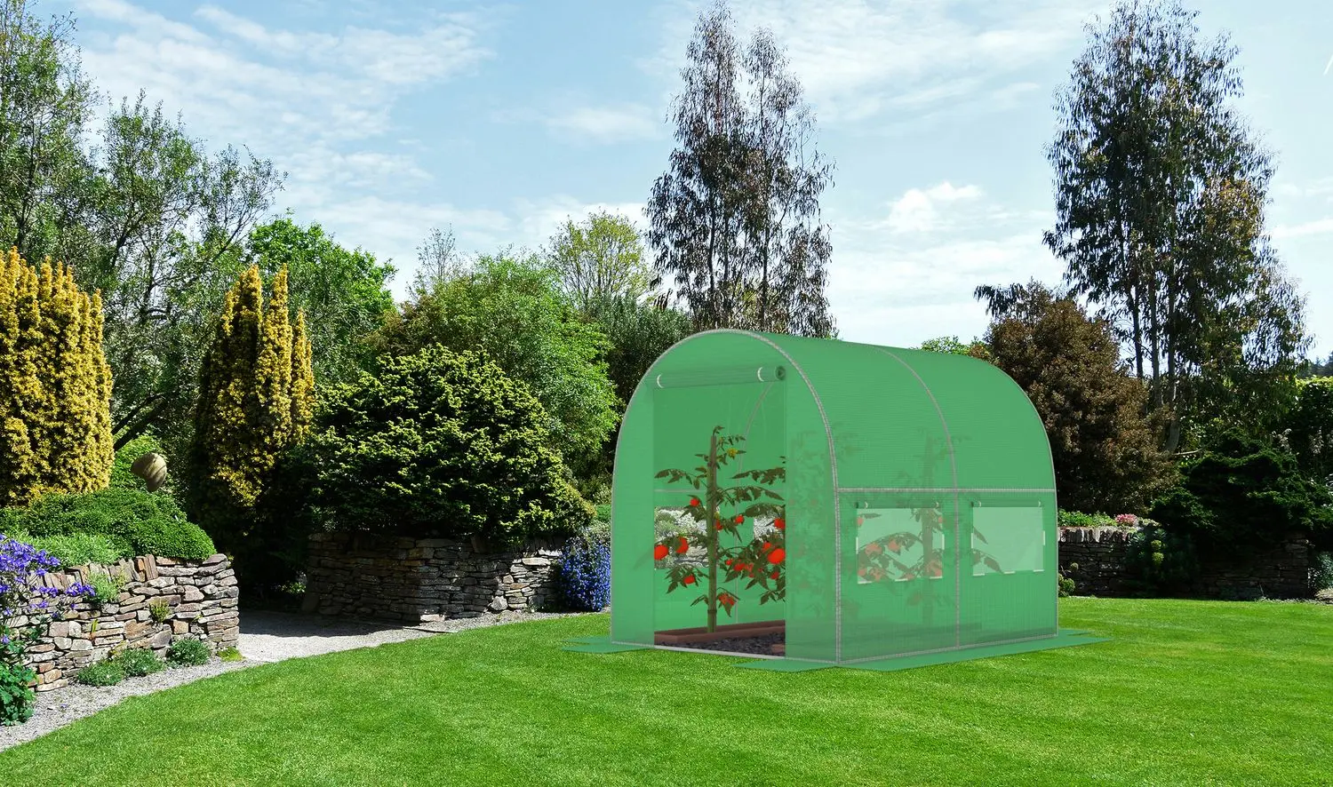 Садовая теплица FunFit Garden 3923 2x2x2m (Green)