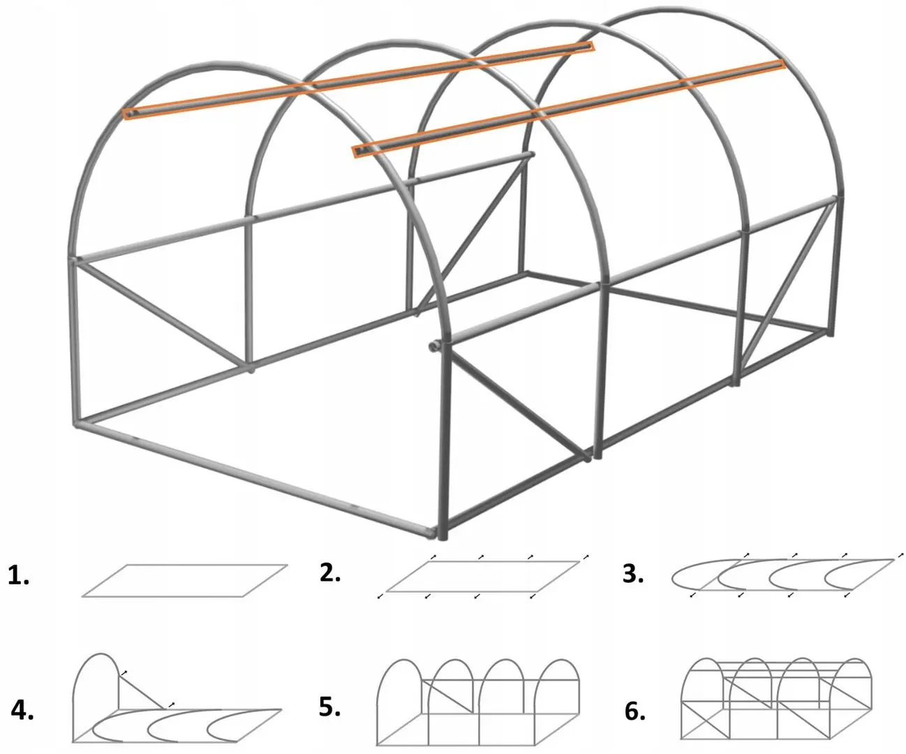 Sera de gradina GardenLine TUN5207 (Green)
