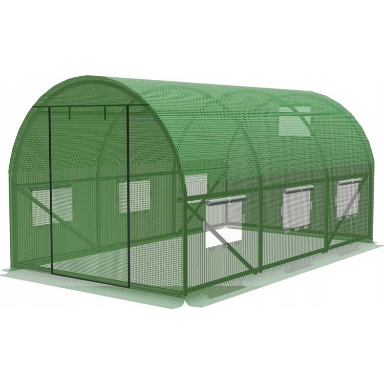 Садовая теплица GardenLine TUN5207 (Green)