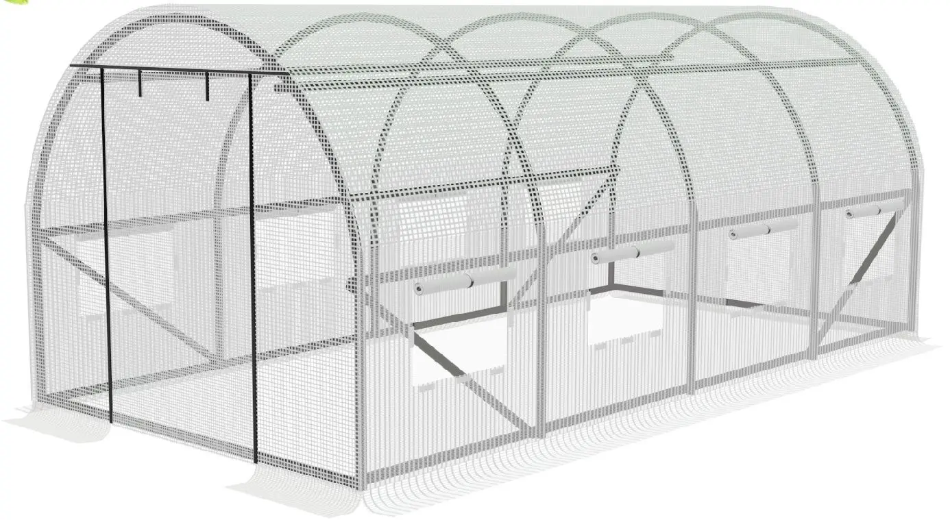 Садовая теплица GardenLine TUN5214 (White)