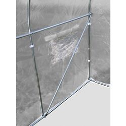 Sera de gradina 4iQ Group NAR000075 2x3.5m (Grey) Thumb