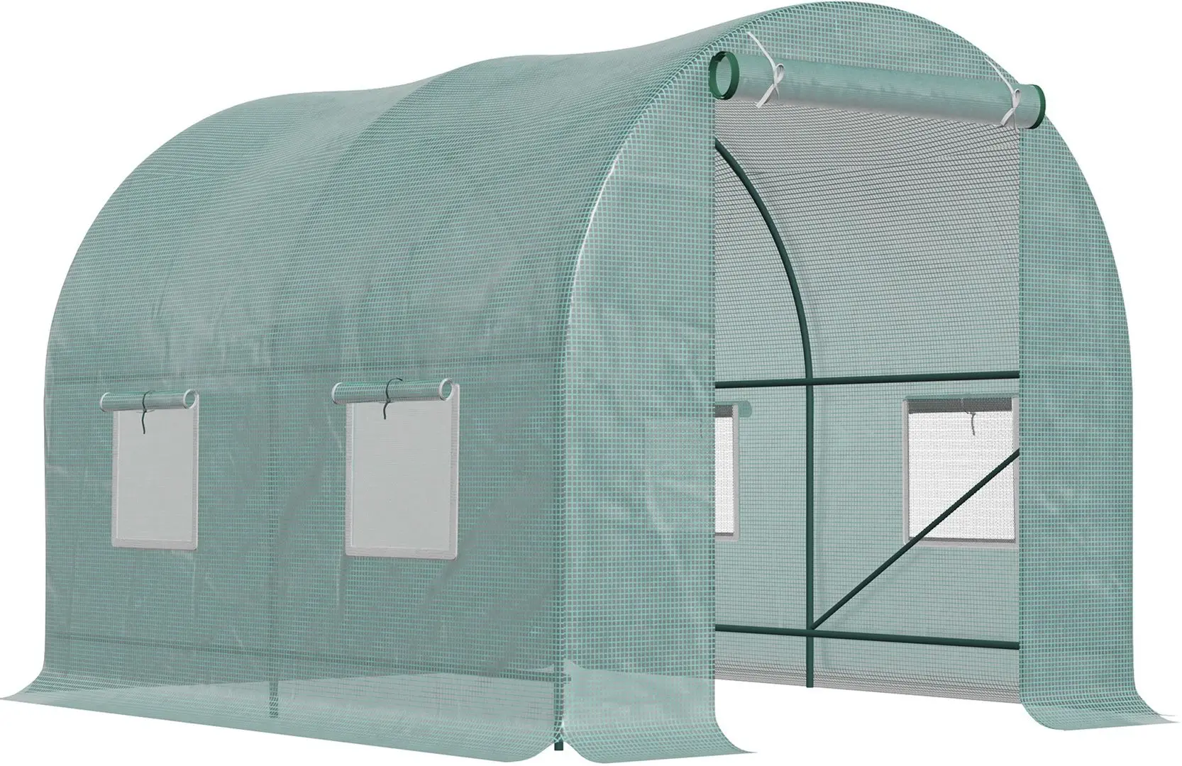 Садовая теплица Outsunny 01-0456 245x200x198cm (Green) - 2