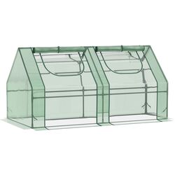 Sera de gradina Outsunny 845-418V01 180x90x90cm (Green)