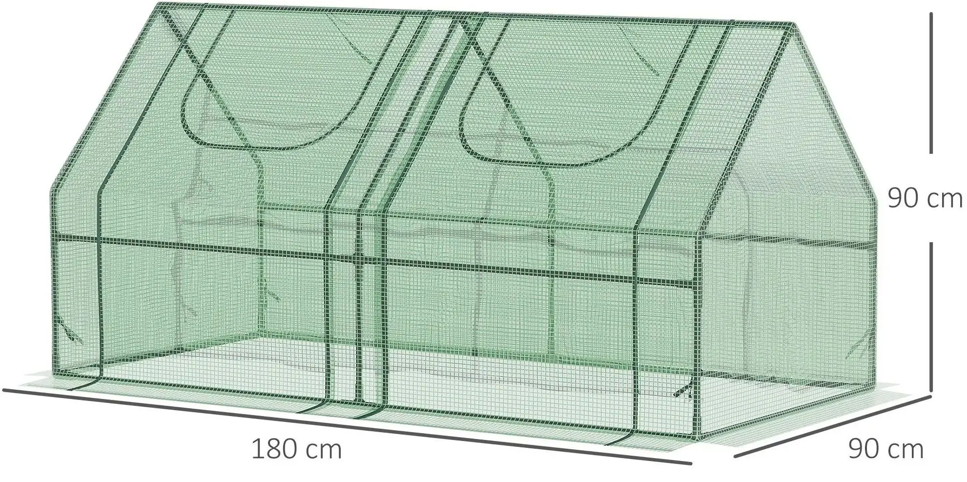 Садовая теплица Outsunny 845-418V01 180x90x90cm (Green)