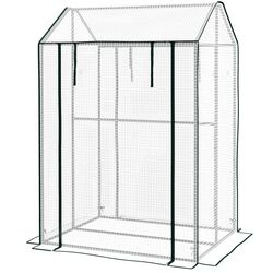 Sera de gradina Outsunny 845-957V00WT 150x100x80cm (White/Green) Thumb