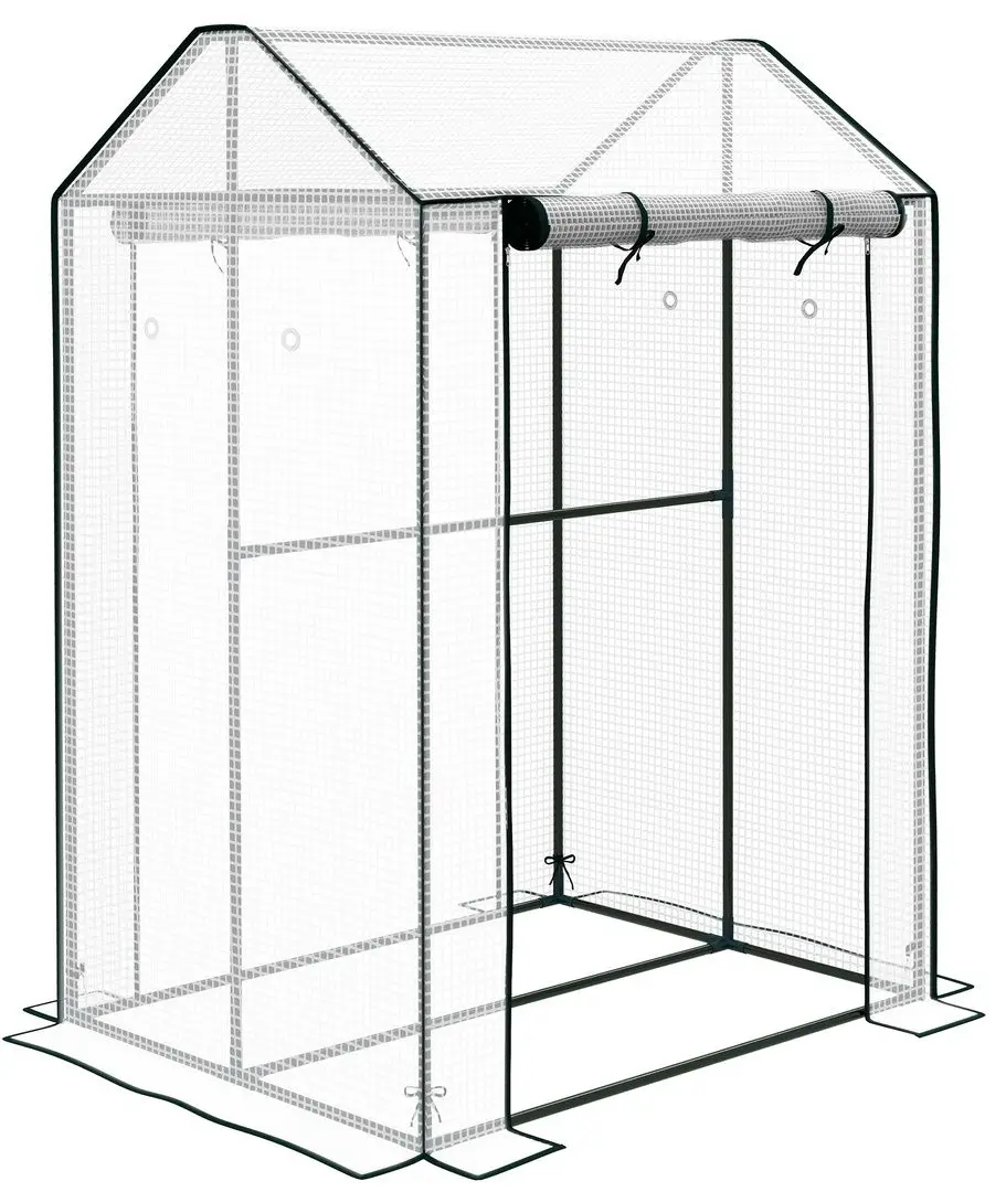 Sera de gradina Outsunny 845-957V00WT 150x100x80cm (White/Green)