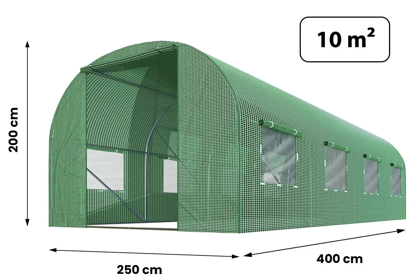 Sera gradina Plonos 4916 2.5х4m (Green)