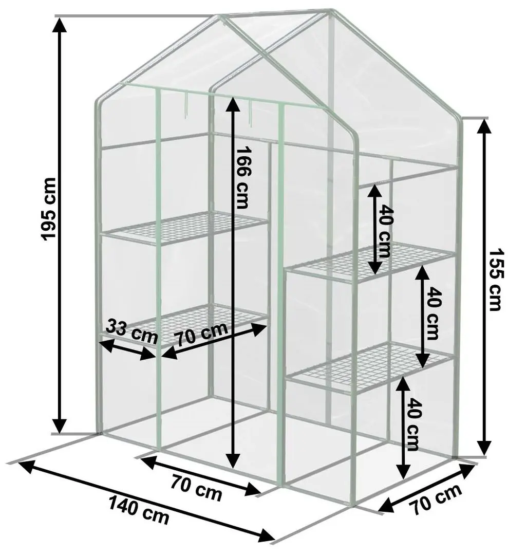 Sera de gradina Plonos 4922 (Transparent)