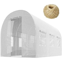 Садовая теплица Plonos 4971-A 2х3.5m (White) Thumb