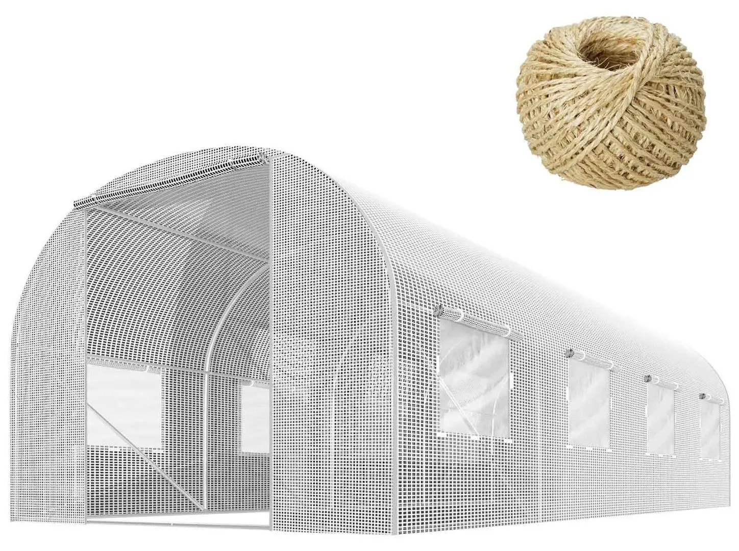 Садовая теплица Plonos 4972-A 2x4.5m (White)