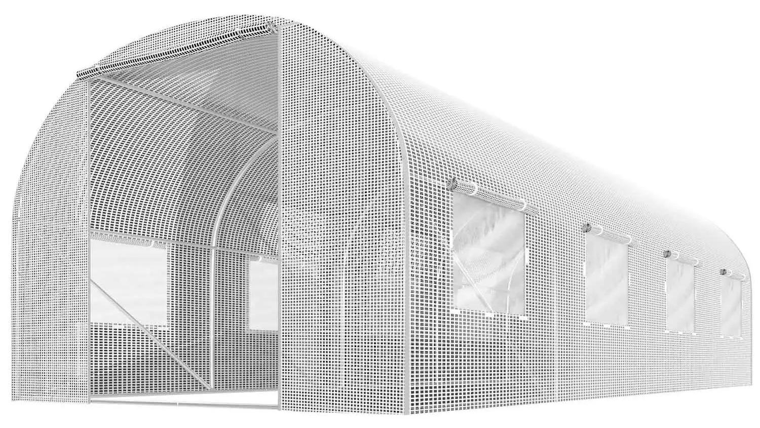 Садовая теплица Plonos 4972-A 2x4.5m (White)