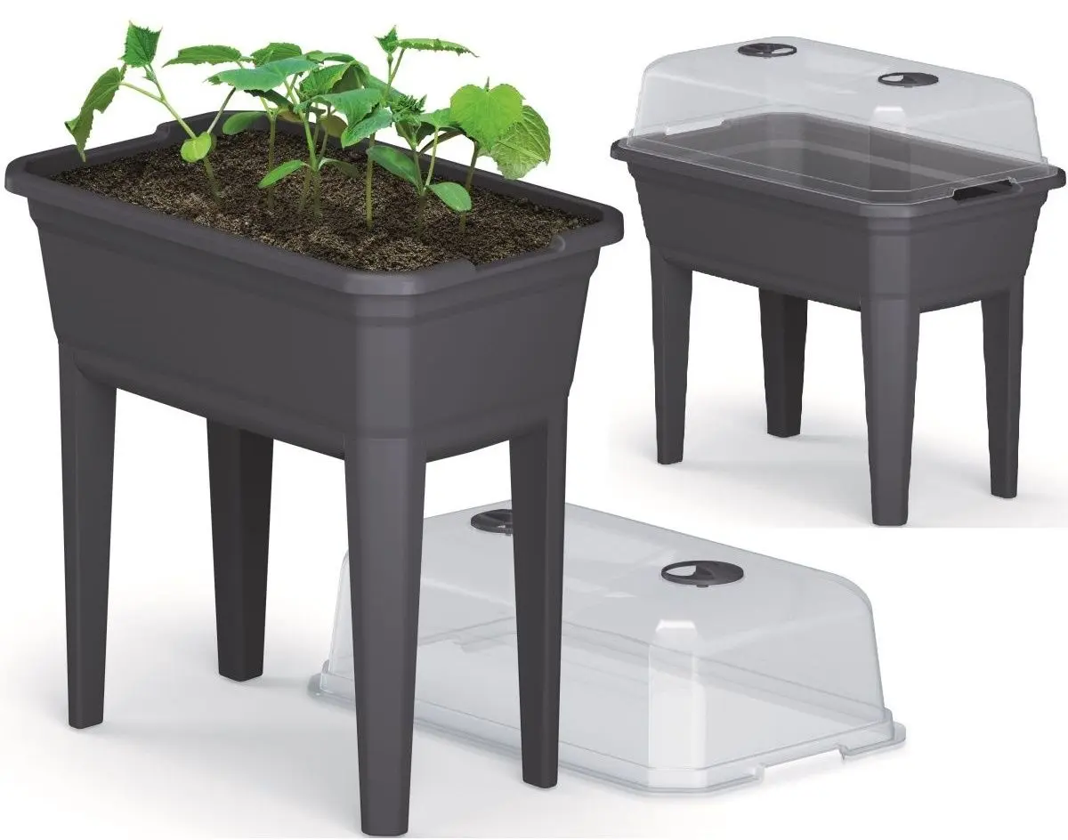 Набор переносных парников Prosperplast Respana Set Ecoline (Anthracite) - 4
