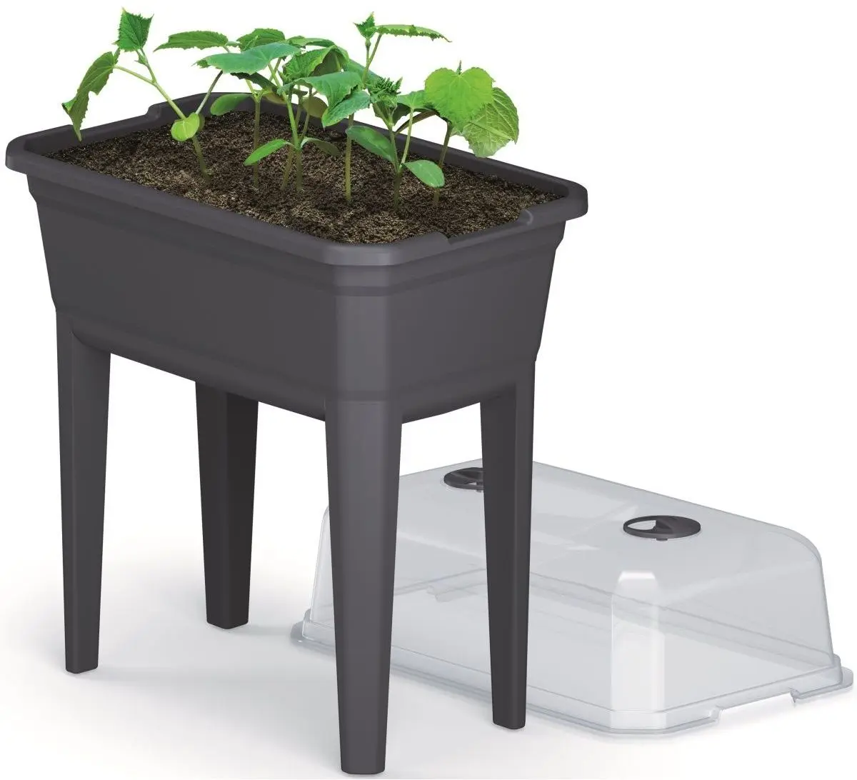 Набор переносных парников Prosperplast Respana Set Ecoline (Anthracite) - 6