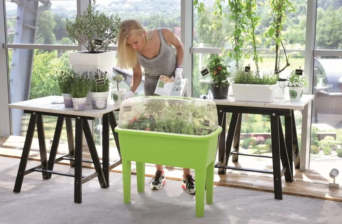 Переносной парник Prosperplast Respana Planter Set 268064 (Green) - 5