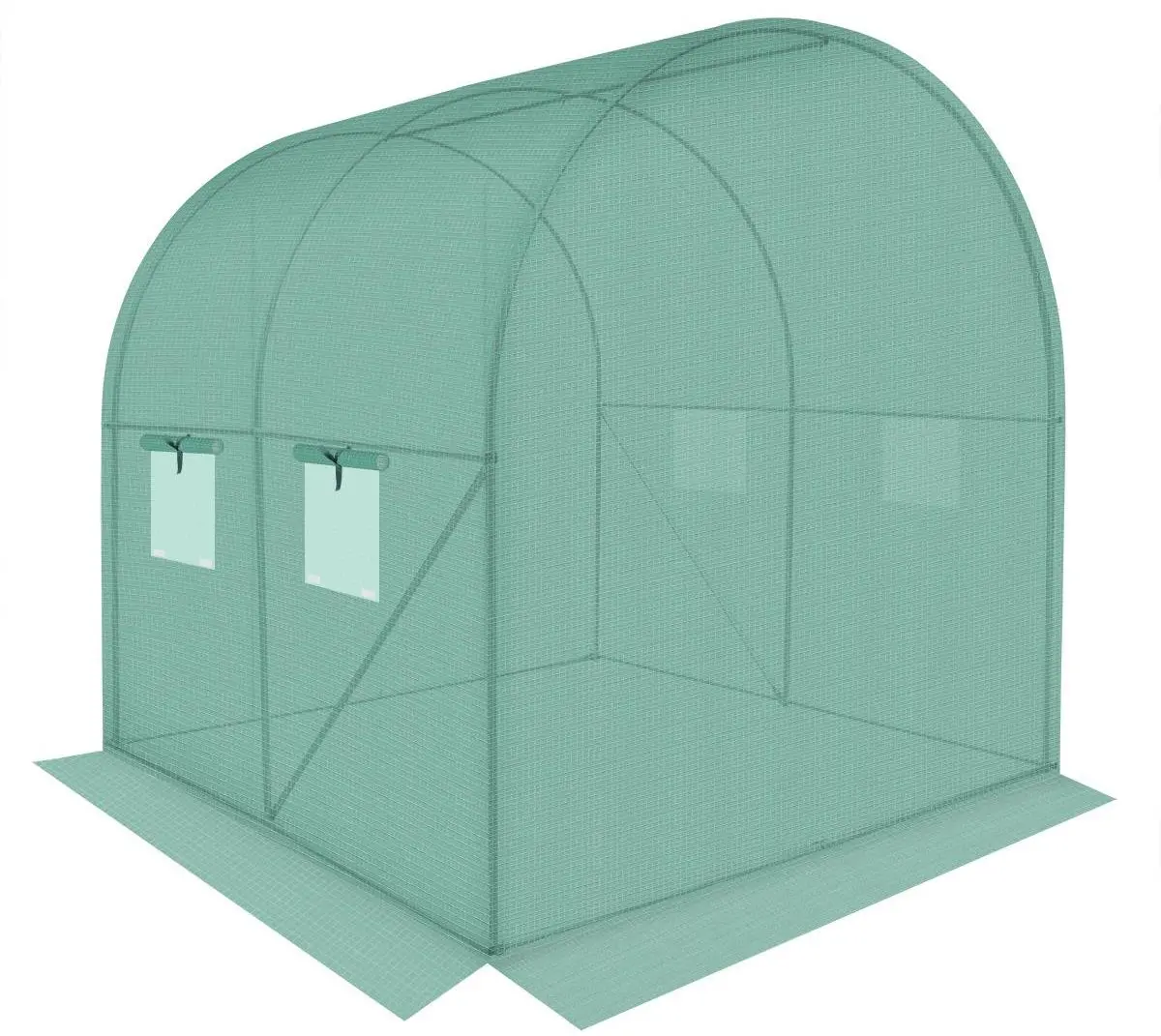 Садовая теплица Saska Garden 1052014 2x2m (Green) - 3