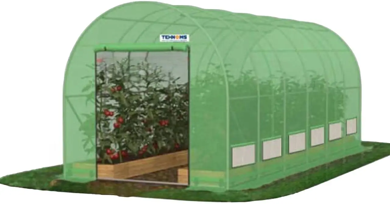 Садовая теплица Tehno MS 10001432 6x3x2.5m (Green)