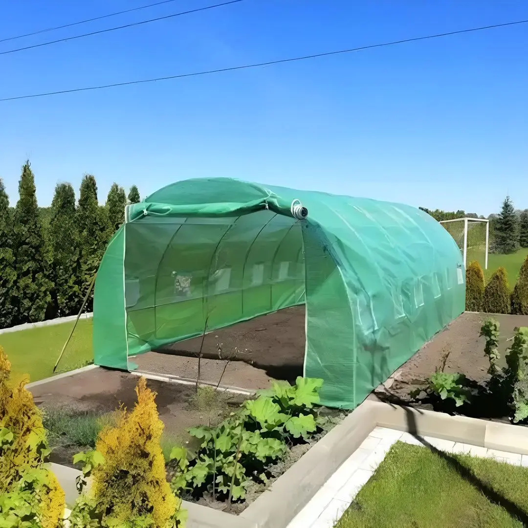 Sera de gradina Tehno MS 1266 2 usi 6x3x2m (Green)