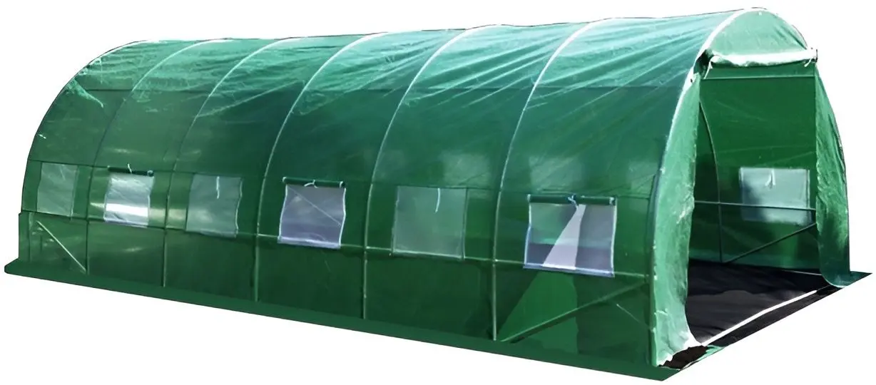 Sera de gradina Tehno MS 1266 2 usi 6x3x2m (Green)