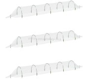 Set mini sere de gradina VidaXL 3281499 1.5x5 m (White)