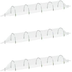 Set mini sere de gradina VidaXL 3281499 1.5x5 m (White)