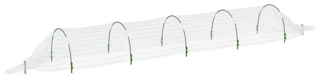 Комплект садовых мини-теплиц VidaXL 3281503 1.5x5 m (White)