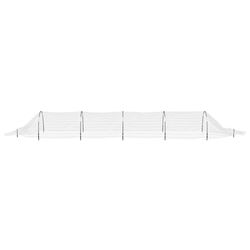 Комплект садовых мини-теплиц VidaXL 3281503 1.5x5 m (White) Thumb