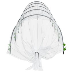 Комплект садовых мини-теплиц VidaXL 3281503 1.5x5 m (White) Thumb