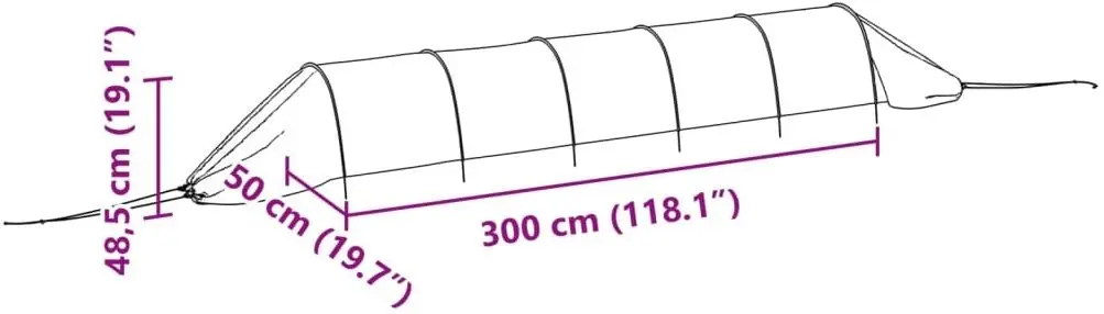 Комплект садовых теплиц VidaXL 3281500 (Black)