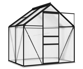 Sera de gradina VidaXL 312065 1.9x1.3m (Anthracite/Transparent)