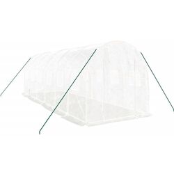Садовая теплица VidaXL 3188029 6x2m (White) Thumb