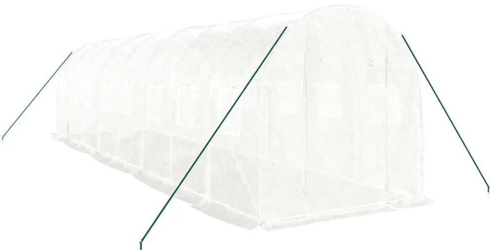 Sera de gradina VidaXL 3188030 8x2m (White) - 2