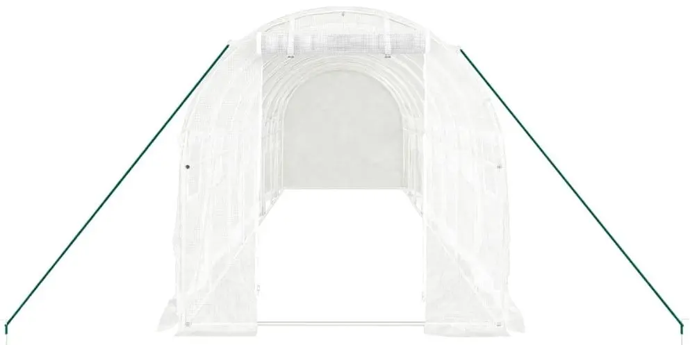 Sera de gradina VidaXL 3188030 8x2m (White) - 3