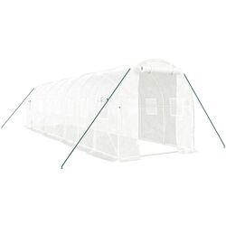 Садовая теплица VidaXL 3188030 8x2m (White)