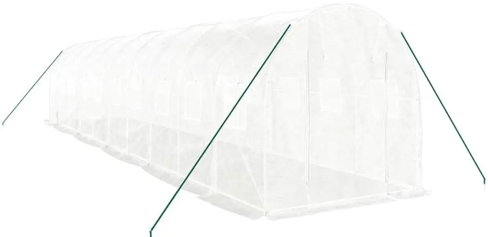 Садовая теплица VidaXL 3188031 10x2m (White) - 2