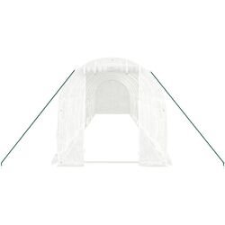 Садовая теплица VidaXL 3188031 10x2m (White) Thumb