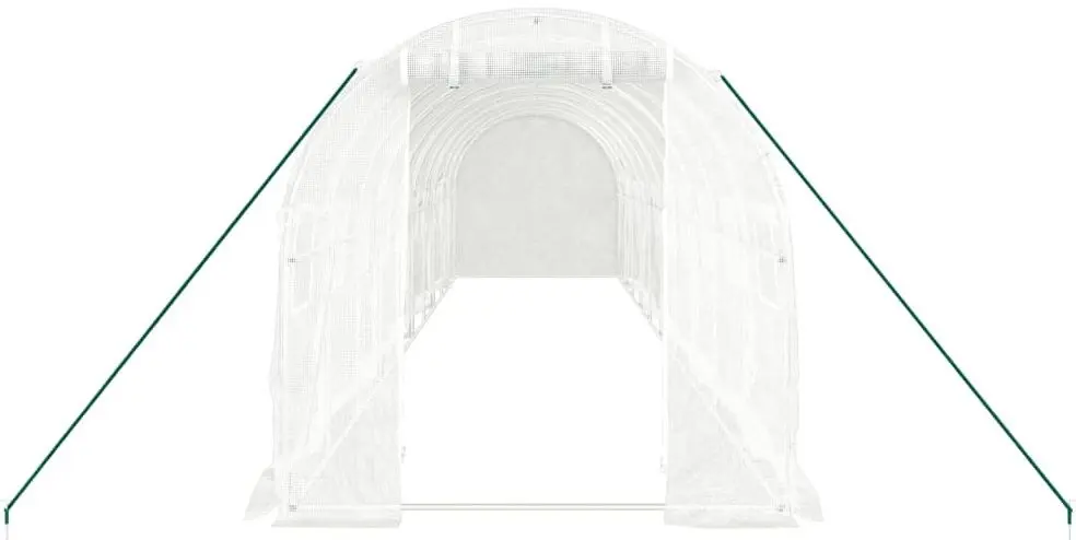 Садовая теплица VidaXL 3188031 10x2m (White) - 3