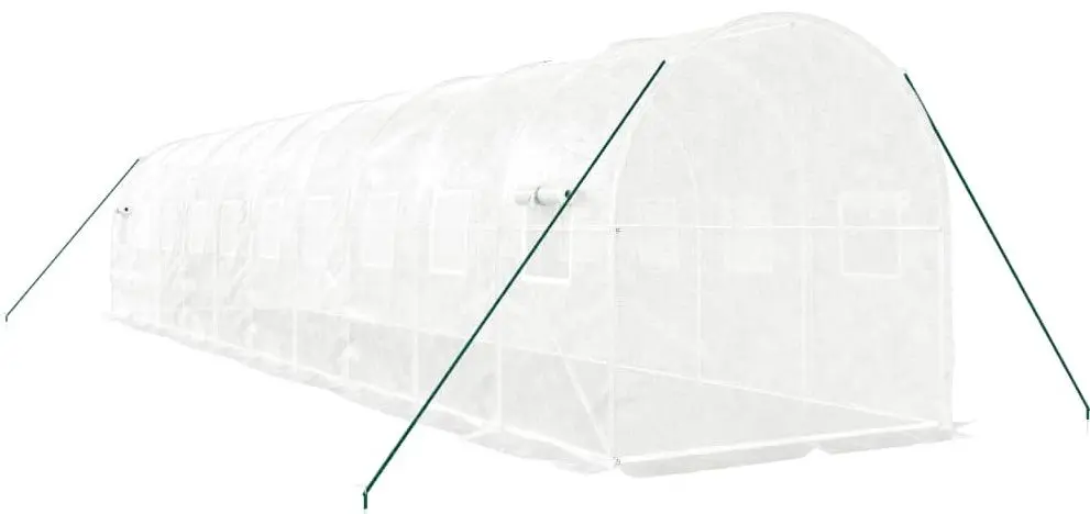 Садовая теплица VidaXL 3188031 10x2m (White) - 5