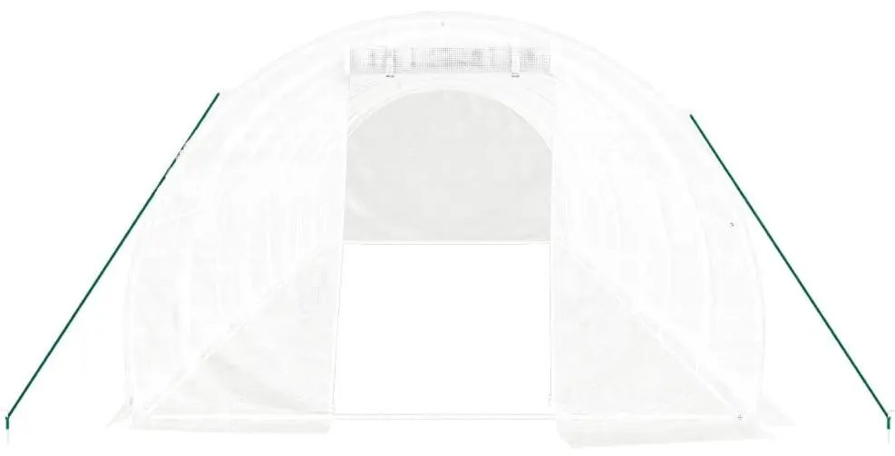 Sera de gradina VidaXL 3188052 8x3m (White)