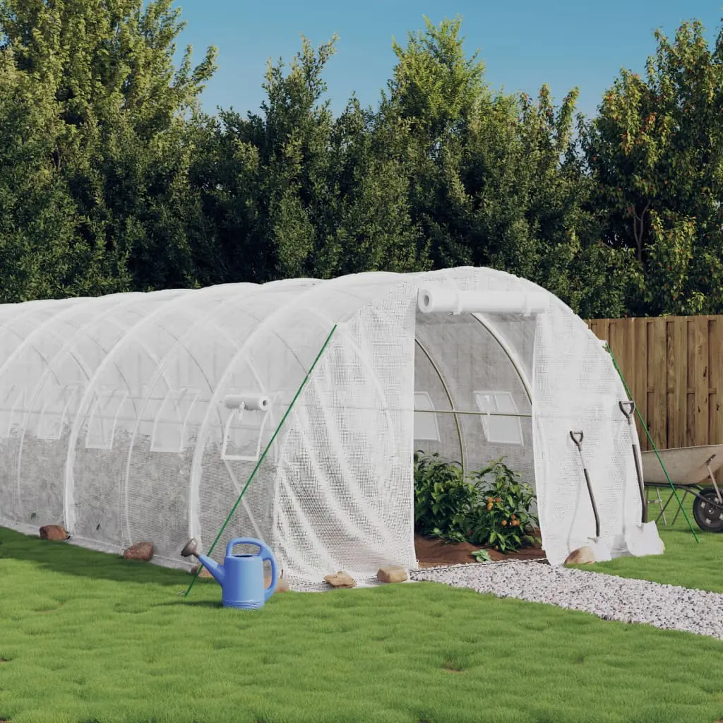 Садовая теплица VidaXL 3188053 10x3m (White) - 9