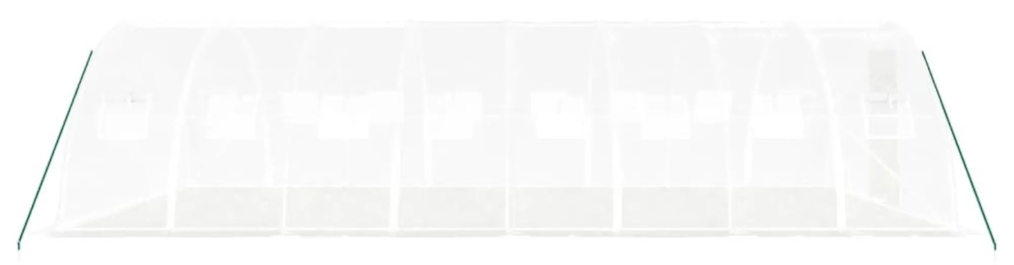 Садовая теплица VidaXL 3188074 8x4x2 (White) - 3