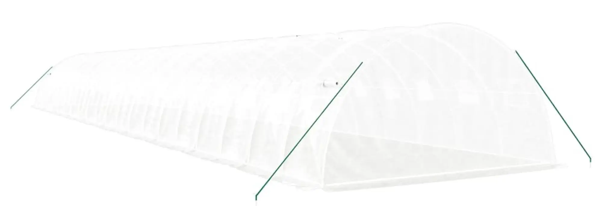 Sera de gradina VidaXL 3188080 20x4x2 (White) - 2
