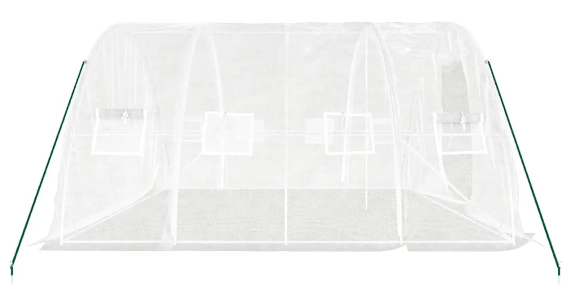 Садовая теплица VidaXL 3188094 5x4x2.3 (White) - 3