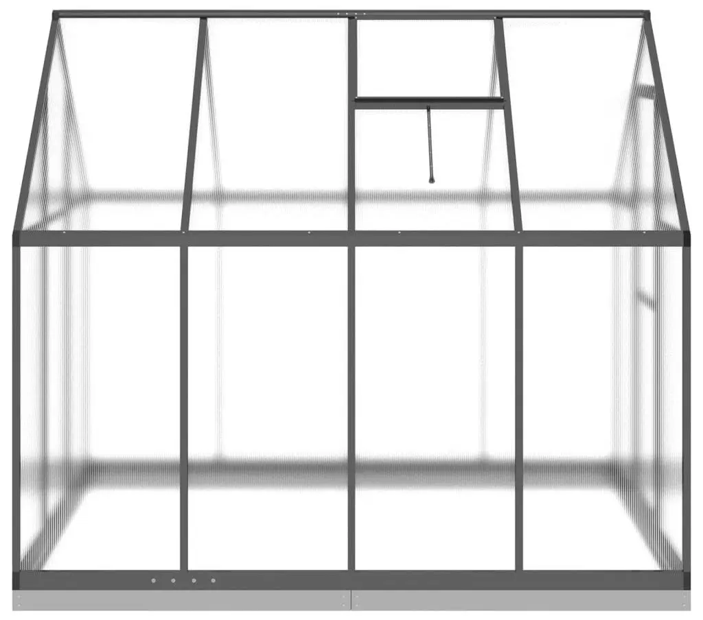 Садовая теплица VidaXL 3266325 2.4x1.7m (Anthracite)