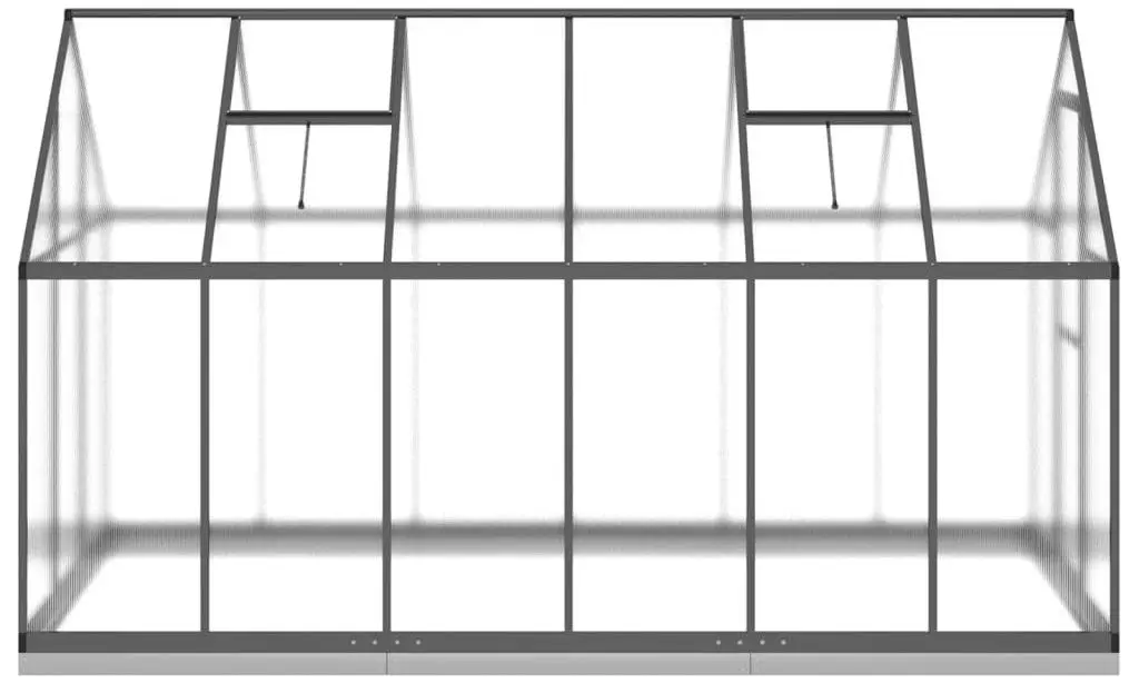 Sera de gradina VidaXL 3266331 3.3x1.7m (Anthracite)