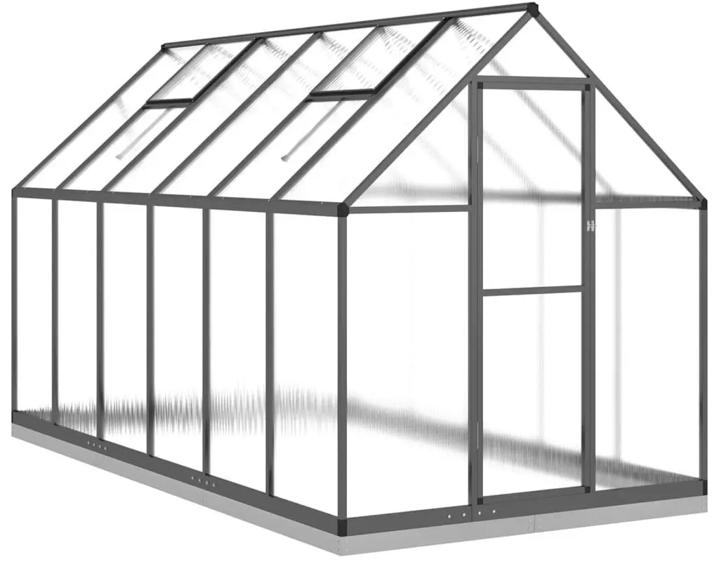 Sera de gradina VidaXL 3266331 3.3x1.7m (Anthracite)