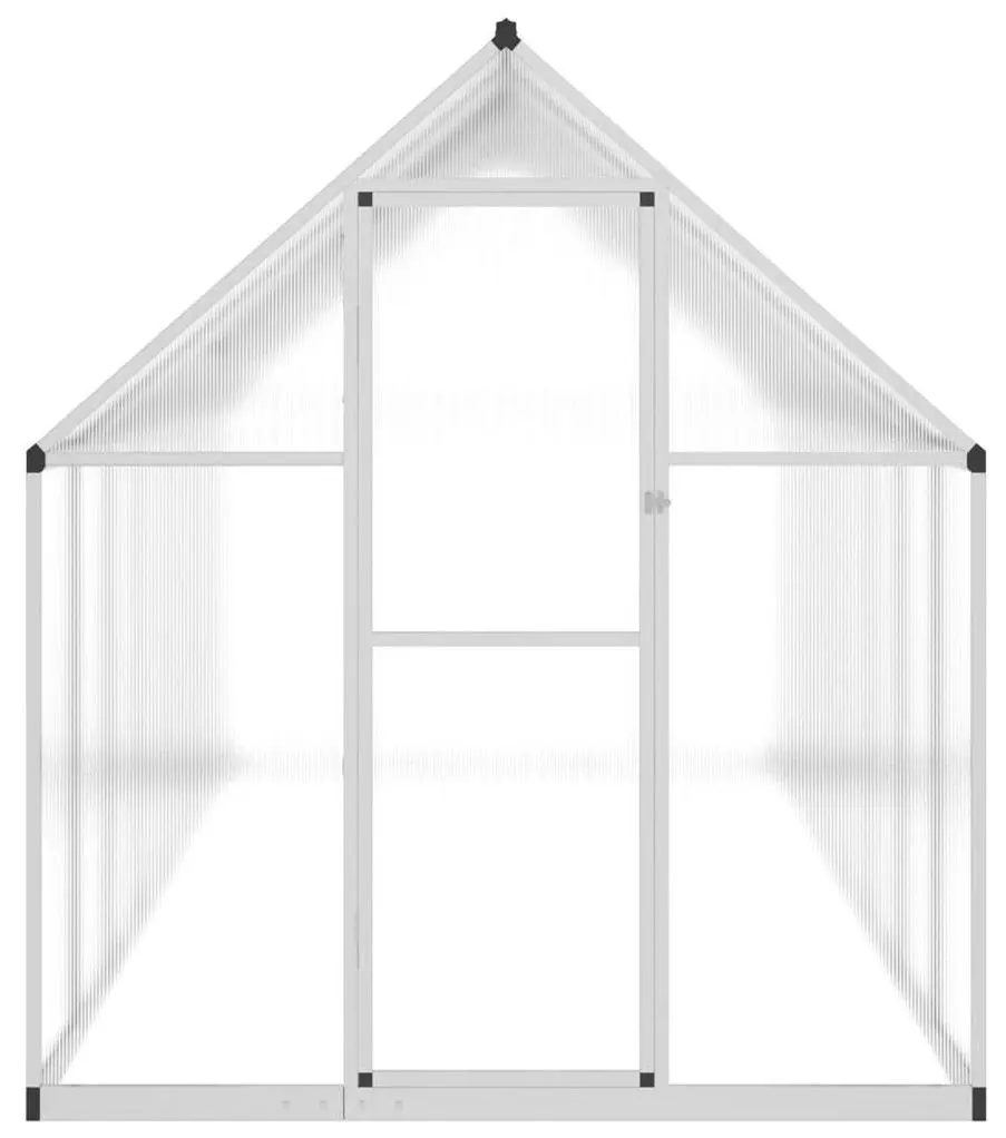 Sera de gradina VidaXL 3266332 4.4x1.7m (Silver)