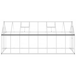 Sera de gradina VidaXL 3266332 4.4x1.7m (Silver) Thumb