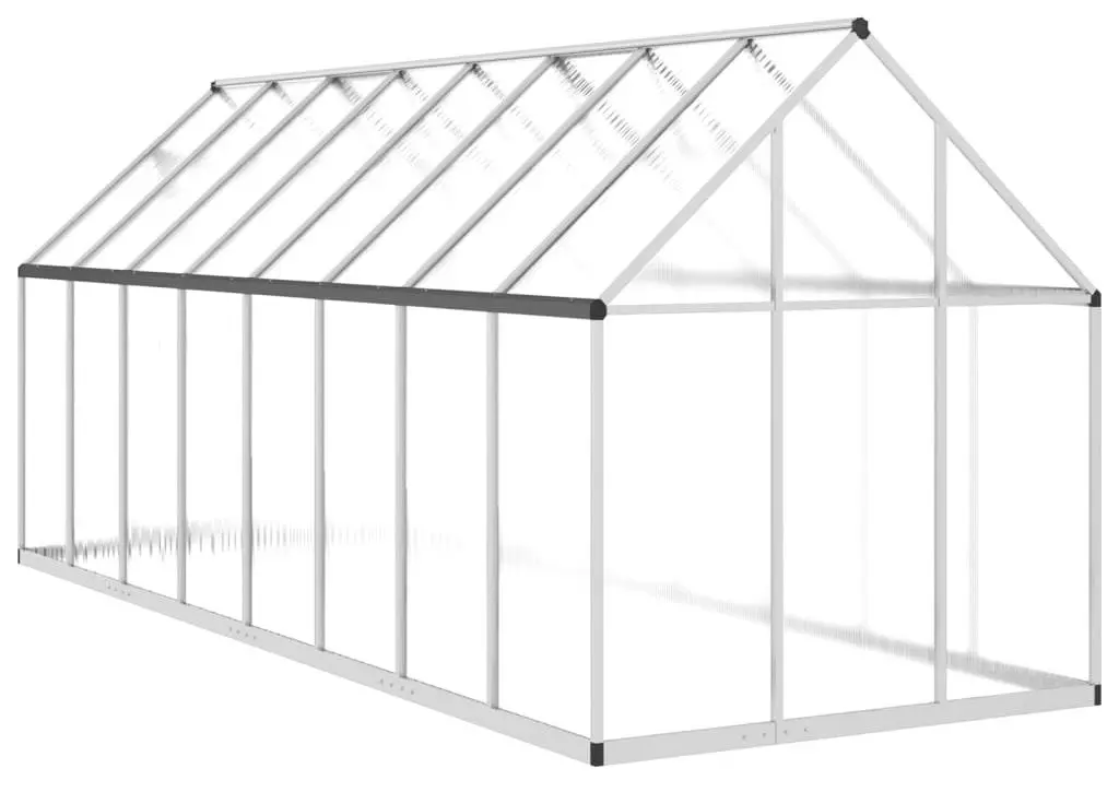 Sera de gradina VidaXL 3266332 4.4x1.7m (Silver)