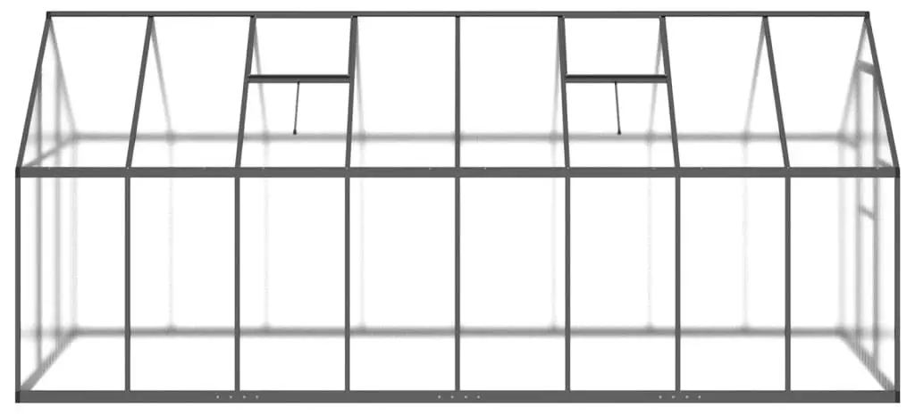 Садовая теплица VidaXL 3266334 4.4x1.7m (Anthracite)