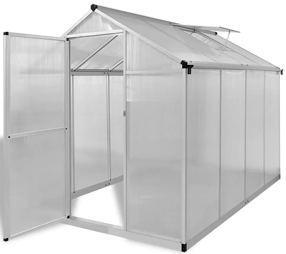 Садовая теплица VidaXL 41317 2.4x1.9m (White)